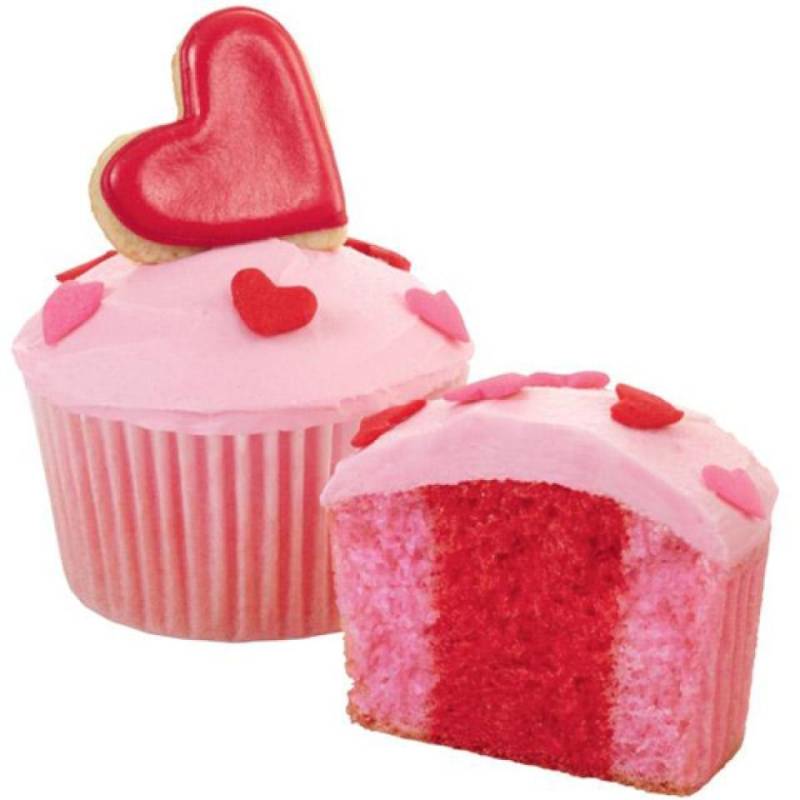 Wilton Backformen-Set für zweifarbige Cupcakes & Muffins von Pati-Versand