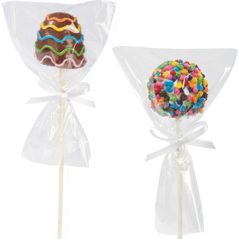 Wilton Cake-Pops Tüten mit Bänder, 12 Stk Wilton Cake-Pops Tüten mit Bänder, 12 Stk von Pati-Versand