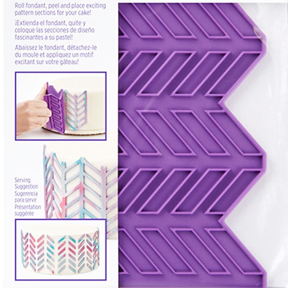 Wilton Fondantform Fischgräten Herringbone Wilton Fondantform Fischgräten Herringbone von Pati-Versand
