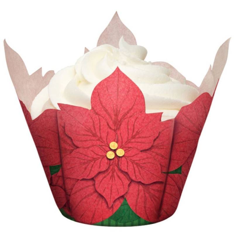 Wilton Tulip-Cupcakeförmchen Weihnachtsstern von Pati-Versand
