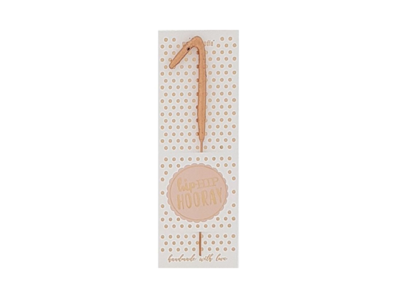 Wunderkerze Mini 1, Rose Gold, 11 cm von Pati-Versand