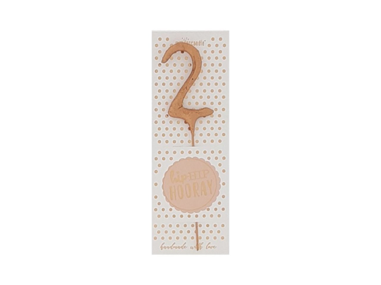Wunderkerze Mini 2, Rose Gold, 11 cm von Pati-Versand