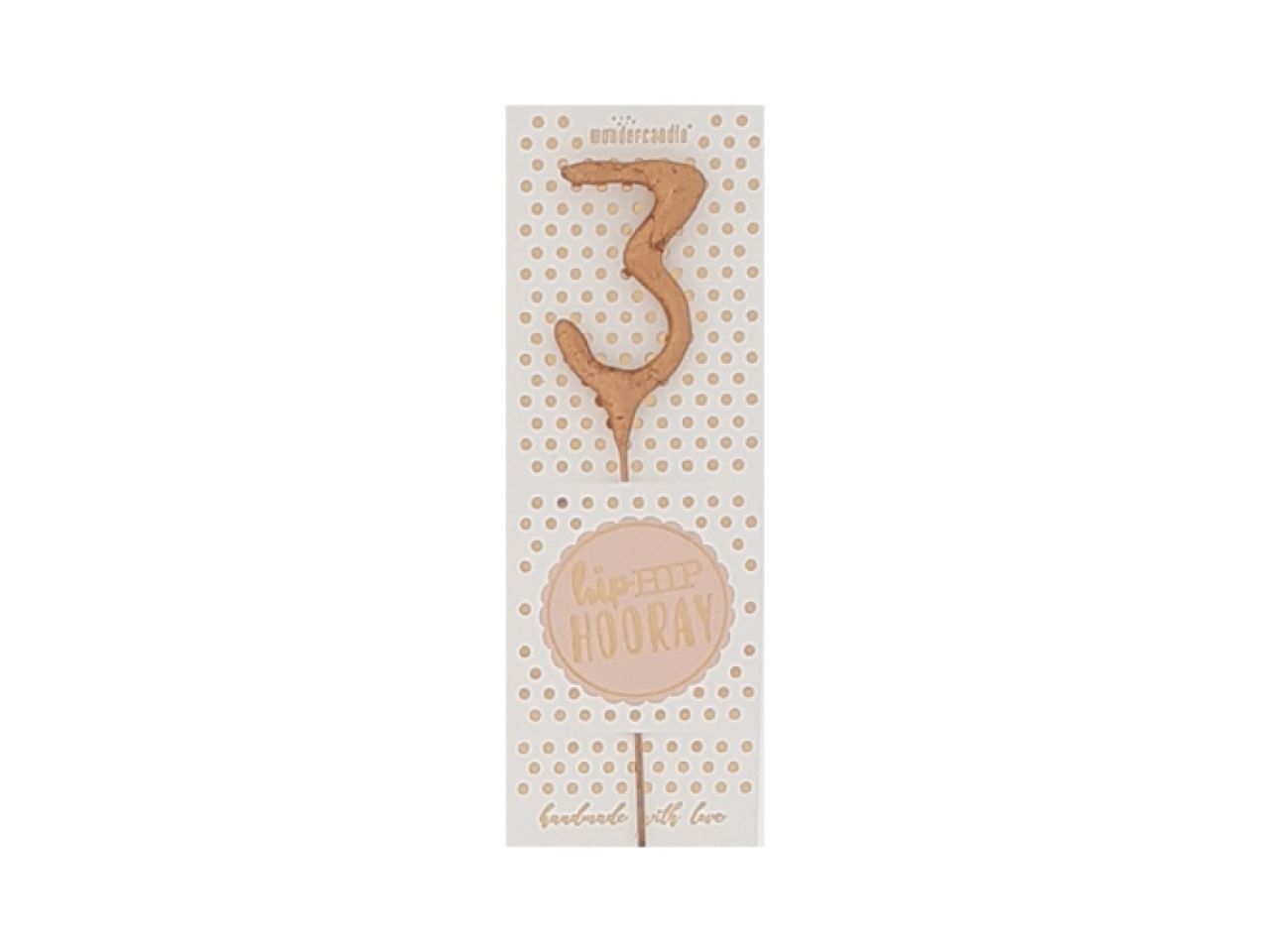 Wunderkerze Mini 3, Rose Gold, 11 cm Wunderkerze Mini 3, Rose Gold, 11 cm von Pati-Versand