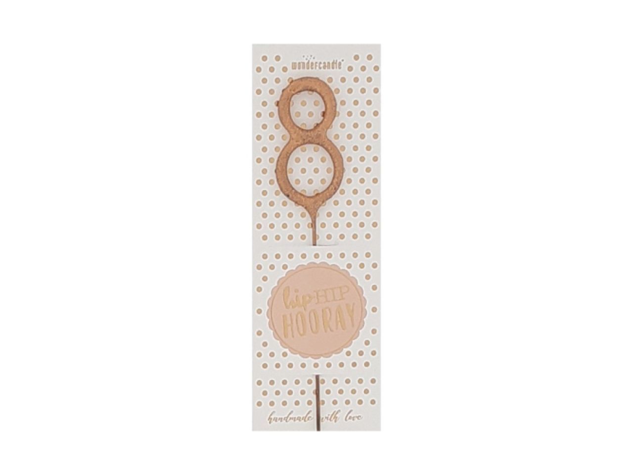Wunderkerze Mini 8, Rose Gold, 11 cm Wunderkerze Mini 8, Rose Gold, 11 cm von Pati-Versand