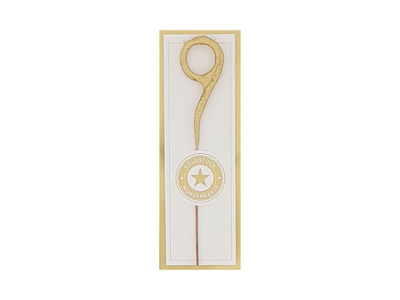 Wunderkerze Mini 9, Gold, 11 cm Wunderkerze Mini 9, Gold, 11 cm von Pati-Versand
