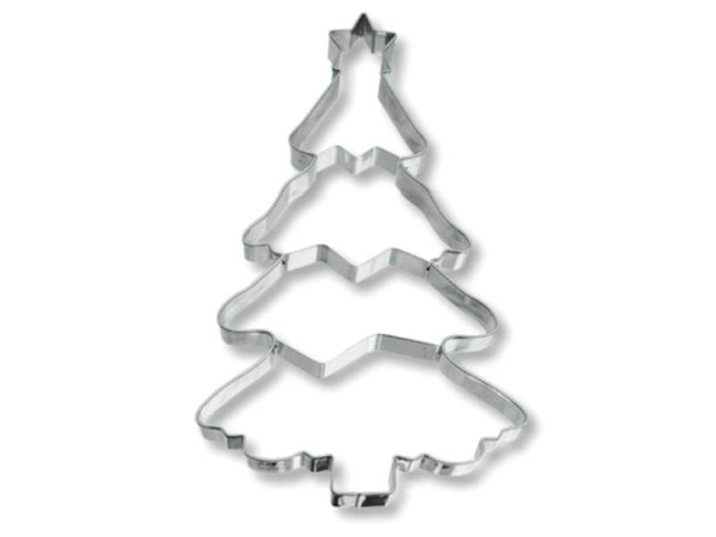 XXL Ausstecher Weihnachtsbaum für Lebkuchen, 18,5 cm von Pati-Versand