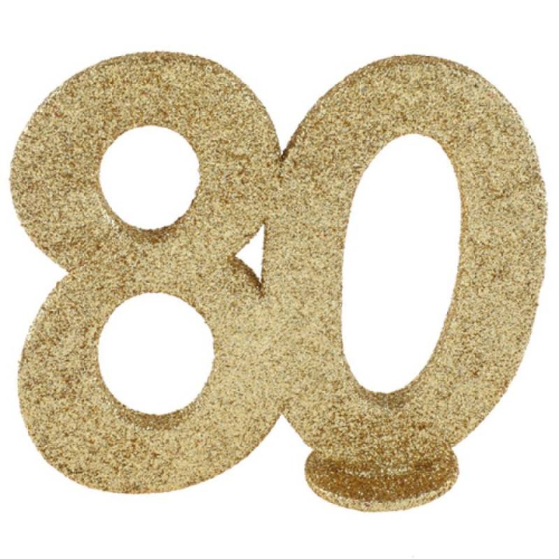 Zahlentopper 80, Gold, 11x10 cm von Pati-Versand