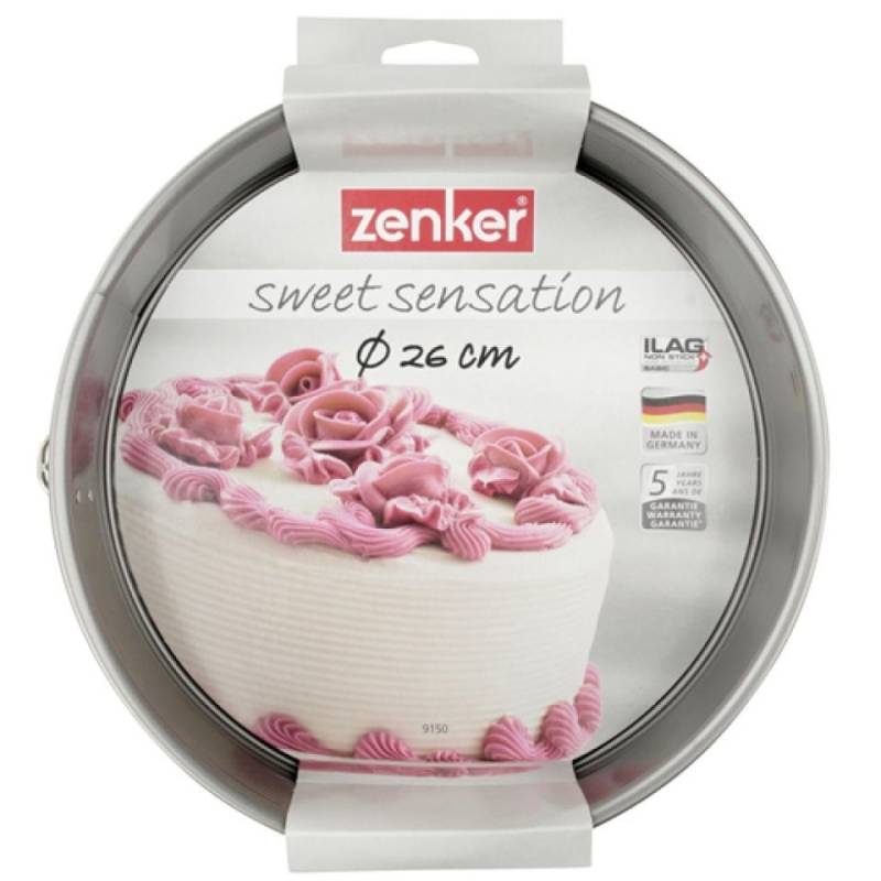 Zenker Springform Grau & Silber, antihaft, 27x6,5 cm von Pati-Versand