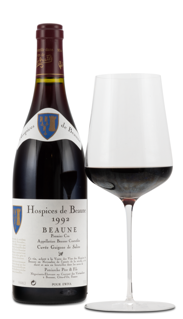 1992 Beaune Premier Cru AC "Cuvée Guigone de Salins" Hospice de Beaune von Patriarche Père et Fils