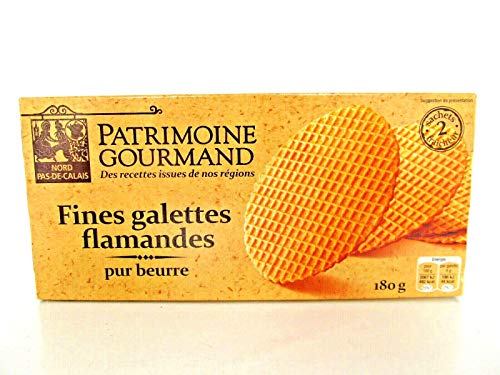 Patrimoine Gourmand, Fines galettes flamandes, flämische Galettes, 180g. von Patrimoine Gourmand
