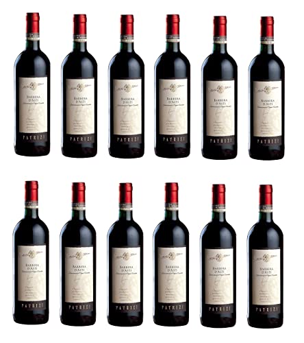 12x 0,75l - Patrizi - Barbera d'Asti D.O.P. - Piemonte - Italien - Rotwein trocken von Patrizi