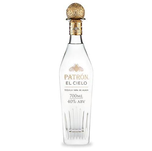 PATRON EL CIELO Premium Silver Tequila, 40% Vol., 70cL / 700mL, Alkohol aus 100% Weber Blue Agave, wird in kleinen Chargen in Mexiko handgefertigt PATRON EL CIELO Premium Silver Tequila, 40% Vol., 70cL / 700mL, Alkohol aus 100% Weber Blue Agave, wird in kleinen Chargen in Mexiko handgefertigt von Patron