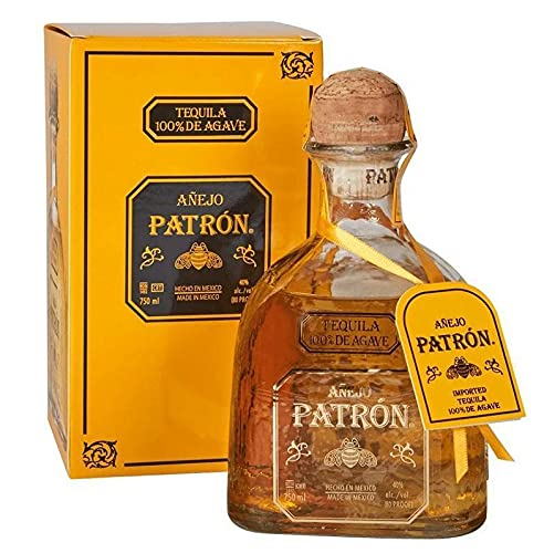 TEQUILA 100 DE AGAVE ANEJO 70 CL IN EINER KISTE von Patron