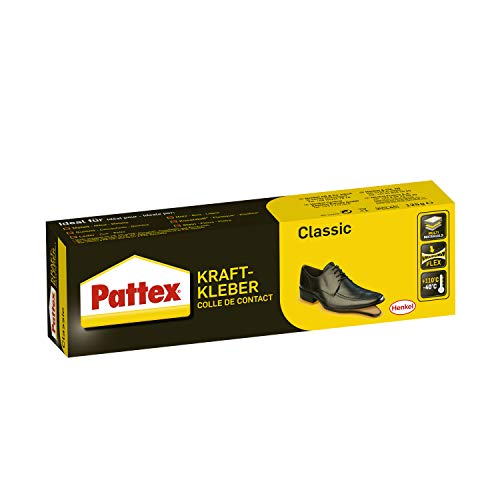 Pattex Kraftkleber Classic, extrem starker Kleber für höchste Festigkeit, Alleskleber für den universellen Einsatz, hochwärmefester Klebstoff, 1 x 125g von Henkel