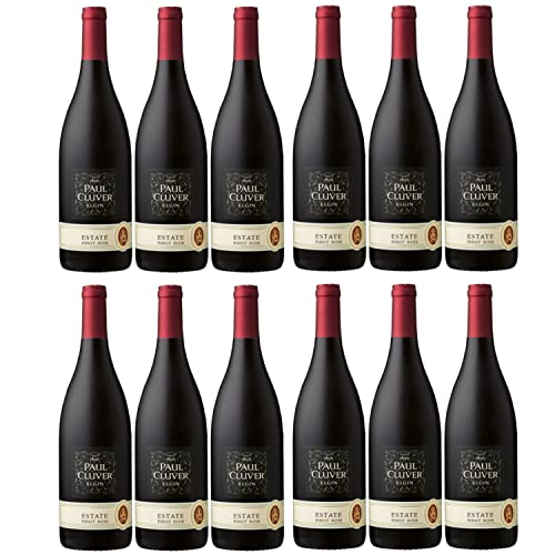 Paul Cluver Pinot Noir Estate Wine Elgin Valley Rotwein Wein trocken Südafrika I Versanel Paket (12 x 0,75l) von Paul Cluver