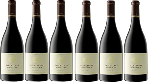 Paul Cluver Seven Flags Pinot Noir Estate Wine Elgin Valley Rotwein Wein trocken Südafrika I Versanel Paket (6 x 0,75l) von Paul Cluver