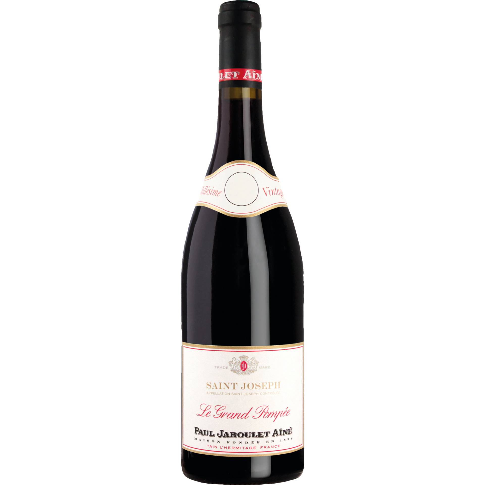 Jaboulet Le Grand Pompée, Saint-Joseph AOP, Rhône, 2021, Rotwein Jaboulet Le Grand Pompée, Saint-Joseph AOP, Rhône, 2021, Rotwein von Paul Jaboulet Ainé, 26600 La Roche de Glun,France