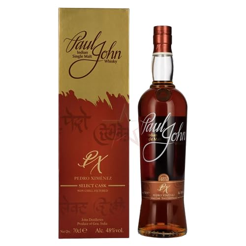 Paul John PX Select Cask Indian Single Malt Whisky 48,00% 0,70 Liter von Paul John
