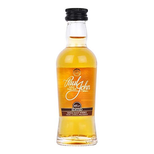 PAUL JOHN - EDITED (Peated) - Single Malt Whisky Indien 46% vol. 1x0,05L MINIATUR von Paul John