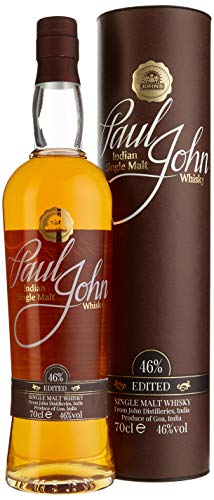 Paul John Edited Indian Single Malt Whisky mit Geschenkverpackung (1 x 0.7 l) von Paul John