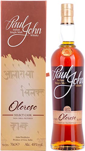 Paul John Whisky OLOROSO SELECT CASK Indian Single Malt (1 x 0.7 l) von Paul John