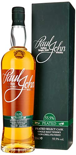 Paul John PEATED SELECT CASK Indian Single Malt Whisky (1 x 0.7 l) von Paul John