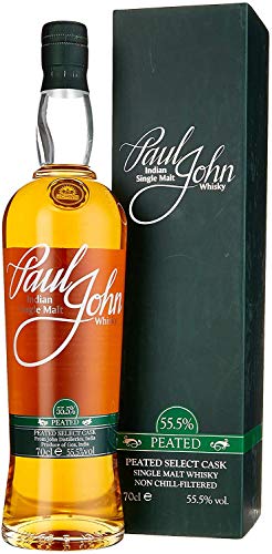 Paul John Peated Select Cask Strength Indian Single Malt Whisky in GB 55,5% 0,7l von Paul John