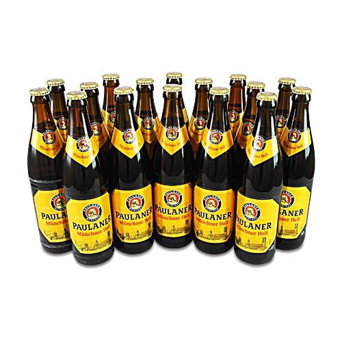 Paulaner Original Münchner Hell (16 Flaschen à 0,5 l / 4,9% vol.) von Paulaner Brauerei