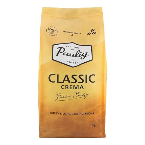 Gebratene ganze Kaffeebohnen Paulig Classic Crema, 1 kg von PAULIG