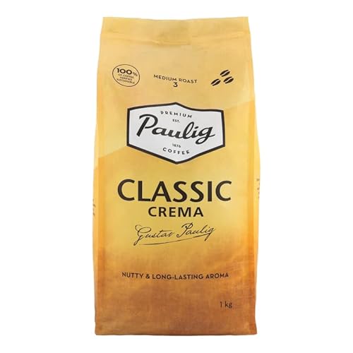 Gebratene ganze Kaffeebohnen Paulig Classic Crema, 1 kg Gebratene ganze Kaffeebohnen Paulig Classic Crema, 1 kg von PAULIG