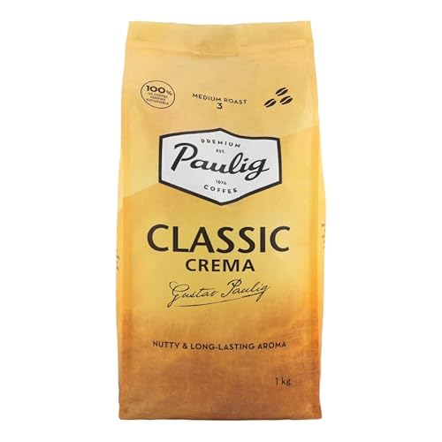 Gebratene ganze Kaffeebohnen Paulig Classic Crema, 1 kg von PAULIG