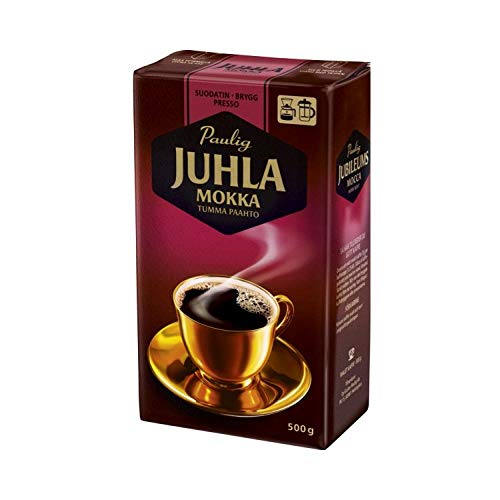 Paulig Juhla Mokka Dark Roast fine ground Kaffee 1 Pack of 500g Paulig Juhla Mokka Dark Roast fine ground Kaffee 1 Pack of 500g von Paulig