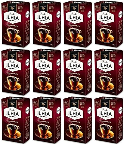 Paulig Juhla Mokka Dark Roast fine ground Kaffee 12 Pack of 500g Paulig Juhla Mokka Dark Roast fine ground Kaffee 12 Pack of 500g von Paulig