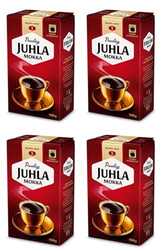 Paulig Juhla Mokka coarse ground Kaffee 4 Pack of 500g von Paulig