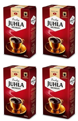 Paulig Juhla Mokka coarse ground Kaffee 4 Pack of 500g Paulig Juhla Mokka coarse ground Kaffee 4 Pack of 500g von Paulig