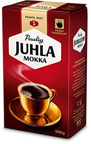 Paulig Juhla Mokka coarse ground Kaffee 8 Pack of 500g Paulig Juhla Mokka coarse ground Kaffee 8 Pack of 500g von Paulig