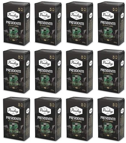 Paulig Presidentti Black Label ground Kaffee 12 Pack of 450g von Paulig