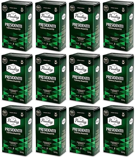 Paulig Presidentti Dark Roast filter ground Kaffee 12 Pack of 500g Paulig Presidentti Dark Roast filter ground Kaffee 12 Pack of 500g von Paulig