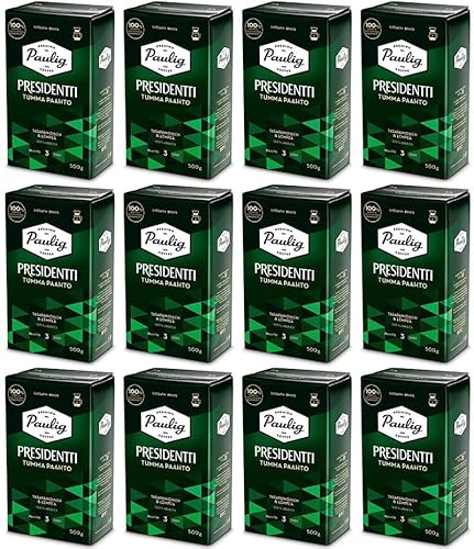 Paulig Presidentti Dark Roast filter ground Kaffee 12 Pack of 500g von Paulig