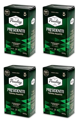Paulig Presidentti Dark Roast filter ground Kaffee 4 Pack of 500g Paulig Presidentti Dark Roast filter ground Kaffee 4 Pack of 500g von Paulig
