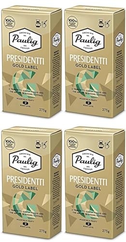 Paulig Presidentti Gold Label ground Kaffee 4 Pack of 500g von Paulig