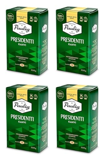 Paulig Presidentti finely ground Kaffee 4 Pack of 500g von Paulig