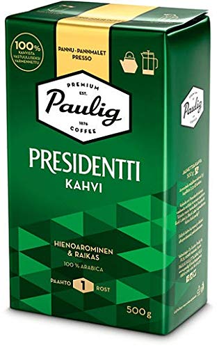 Paulig Presidentti pan ground Kaffee 12 Pack of 500g von Paulig