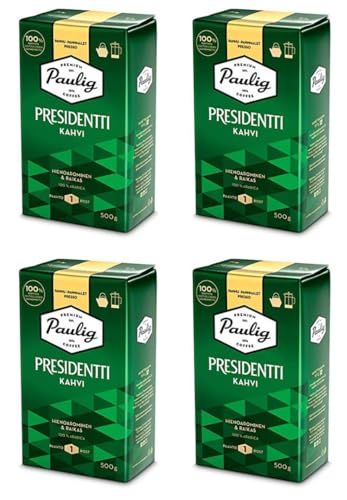 Paulig Presidentti pan ground Kaffee 4 Pack of 500g Paulig Presidentti pan ground Kaffee 4 Pack of 500g von Paulig