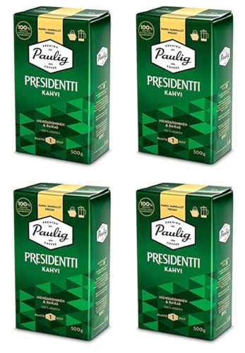 Paulig Presidentti pan ground Kaffee 4 Pack of 500g von Paulig