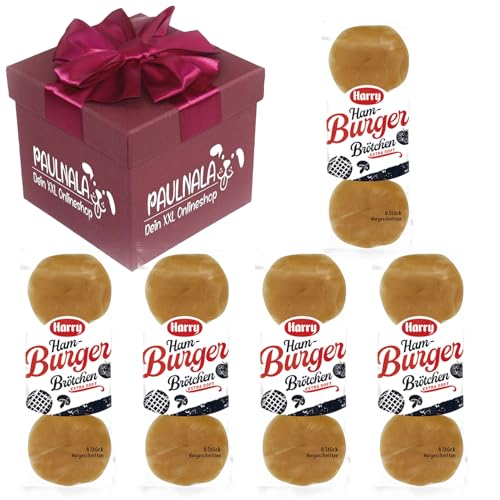 Harry Hamburger Brötchen 6 Stück, 300 g inkl. Überraschungsgeschenk von Paulnala.de (5) von Paulnala Dein XXL Onlineshop