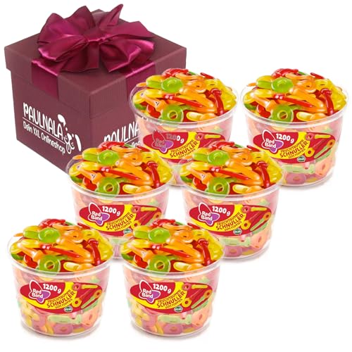 Red Band Fruchtgummi Schnuller 6x 1,2 kg Dose inkl. Überraschungsgeschenk von Paulnala.de von Paulnala Dein XXL Onlineshop
