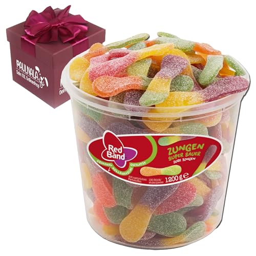 Red Band Zungen super sauer 1,2 kg Dose inkl. Überraschungsgeschenk von Paulnala.de Red Band Zungen super sauer 1,2 kg Dose inkl. Überraschungsgeschenk von Paulnala.de von Paulnala Dein XXL Onlineshop