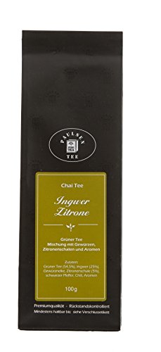 Paulsen Tee Chai Tee Ingwer Zitrone Grüner Tee 100g von PAULSEN TEE PURE TEA