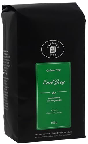 Earl Grey 500g Paulsen Tee Grüner Tee rückstandskontrolliert von PAULSEN TEE PURE TEA
